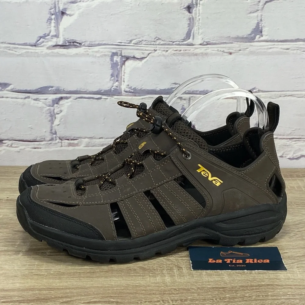 Teva Kitling Brown Fisherman Outdoor Sport Sandals - Picture 3 of 8